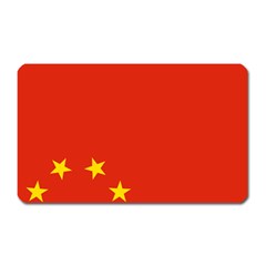 Chinese Flag Flag Of China Magnet (rectangular) by FlagGallery