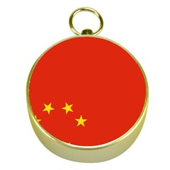 Chinese Flag Flag Of China Gold Compasses