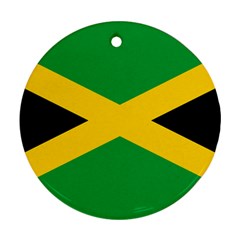 Jamaica Flag Round Ornament (two Sides) by FlagGallery