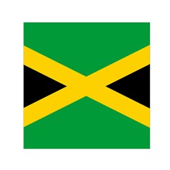 Jamaica Flag Small Satin Scarf (square) by FlagGallery
