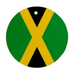 Jamaica Flag Round Ornament (two Sides) by FlagGallery