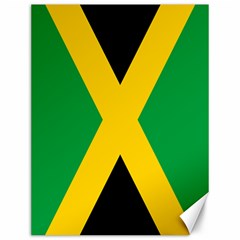 Jamaica Flag Canvas 12  X 16  by FlagGallery