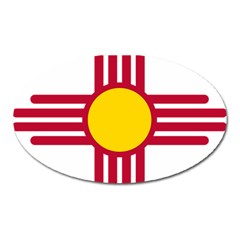 New Mexico Flag Oval Magnet by FlagGallery