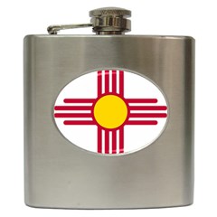 New Mexico Flag Hip Flask (6 Oz) by FlagGallery