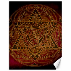 Celtic Spiritual Pattern Art Canvas 12  X 16  by Pakrebo