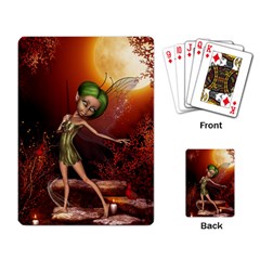 Little Fairy Dancing In The Night Playing Cards Single Design (rectangle) by FantasyWorld7