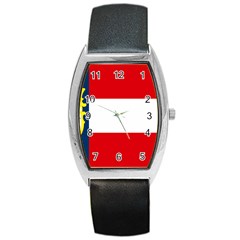 Flag Of Georgia, 1906-1920 Barrel Style Metal Watch by abbeyz71