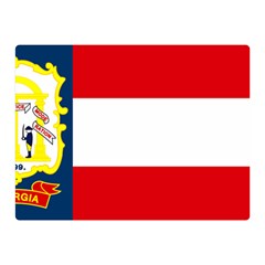 Flag Of Georgia, 1906-1920 Double Sided Flano Blanket (mini)  by abbeyz71