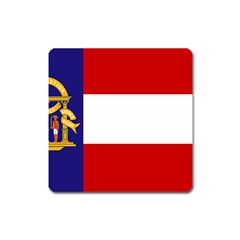 Flag Of Georgia, 1902-1906 Square Magnet by abbeyz71