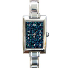 Background Abstract Textile Design Rectangle Italian Charm Watch