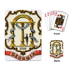 Historical Coat Of Arms Of Georgia Playing Cards Single Design (rectangle) by abbeyz71