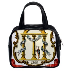 Historical Coat Of Arms Of Georgia Classic Handbag (two Sides) by abbeyz71