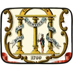 Historical Coat Of Arms Of Georgia Fleece Blanket (mini) by abbeyz71
