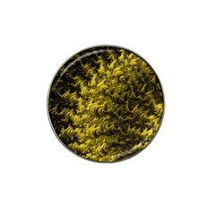 Rich Yellow Digital Abstract Hat Clip Ball Marker (4 Pack)