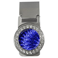 Rich Blue Digital Abstract Money Clips (cz)  by Pakrebo