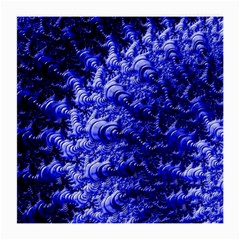 Rich Blue Digital Abstract Medium Glasses Cloth (2 Sides) by Pakrebo