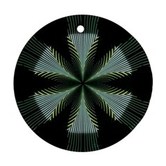 Lines Abstract Background Ornament (round)