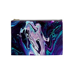 Color Acrylic Paint Art Painting Cosmetic Bag (medium) by Pakrebo