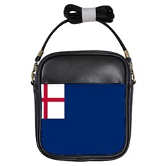 Blue Bunker Hill Flag Girls Sling Bag by abbeyz71