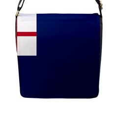 Blue Bunker Hill Flag Flap Closure Messenger Bag (l) by abbeyz71