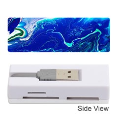 Paint Acrylic Paint Art Painting Blue Memory Card Reader (stick) by Pakrebo