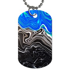 Paint Acrylic Paint Art Colorful Dog Tag (one Side) by Pakrebo