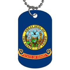 Flag Of Idaho Dog Tag (two Sides) by abbeyz71