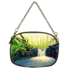 Waterfall River Nature Forest Chain Purse (one Side) by Pakrebo