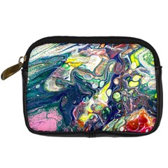 Paint Acrylic Paint Art Colorful Digital Camera Leather Case by Pakrebo