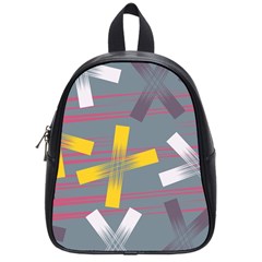 Background Abstract Non Seamless School Bag (small) by Pakrebo