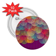 Background Circles Abstract 2 25  Buttons (10 Pack)  by Pakrebo