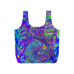 Abstractwithblue Full Print Recycle Bag (S)