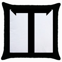 Mariner s Crossh Throw Pillow Case (black) by abbeyz71