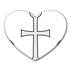 Anchored Cross Heart Mousepads by abbeyz71