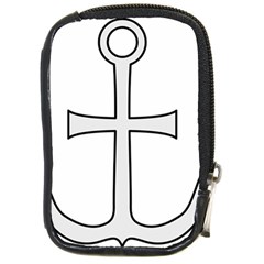 Anchored Cross Compact Camera Leather Case