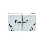 Anchored Cross Cosmetic Bag (Small) Back