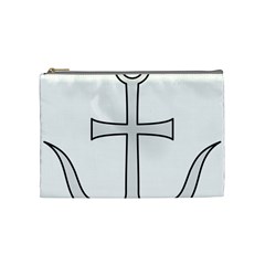 Anchored Cross Cosmetic Bag (Medium)