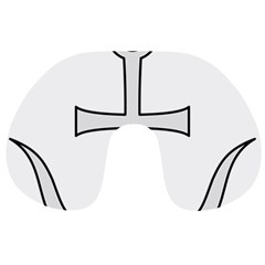 Anchored Cross Travel Neck Pillow