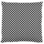 Background Black Board Checker Large Cushion Case (Two Sides) Back