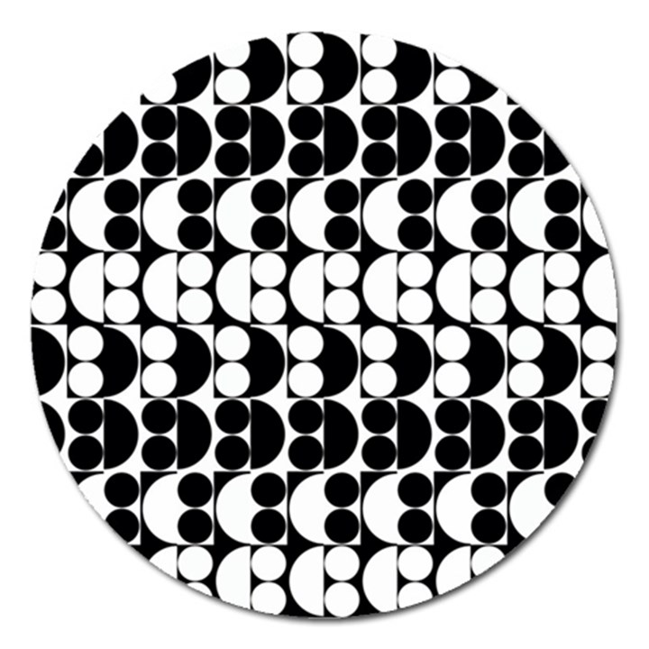 Seamless Pattern Wallpaper Magnet 5  (Round)