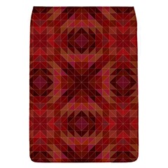 Maroon Triangle Pattern Seamless Removable Flap Cover (s)