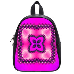 Kaleidoscope Ornament Pattern School Bag (small) by Pakrebo