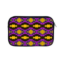 Seamless Wallpaper Digital Pattern Yellow Brown Purple Apple Macbook Pro 13  Zipper Case