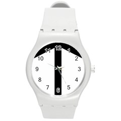 Grapevine Cross Round Plastic Sport Watch (m) by abbeyz71