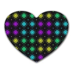Seamless Pattern Design Ornament Heart Mousepads by Pakrebo
