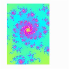 Spiral Fractal Abstract Pattern Large Garden Flag (Two Sides)