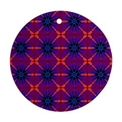 Seamless Wallpaper Pattern Ornament Ornament (round)