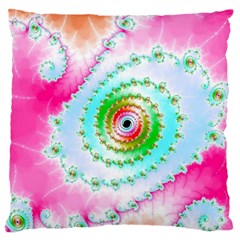 Fractal Spiral Twist Twisted Helix Standard Flano Cushion Case (one Side) by Pakrebo