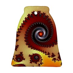 Fractal Rendering Spiral Twist Bell Ornament (two Sides) by Pakrebo