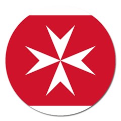 Civil Ensign Of Malta Magnet 5  (round) by abbeyz71